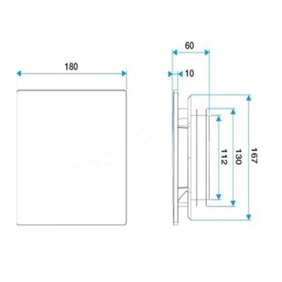 Support pour grille de ventilation ColorLINE D125 mm - Aldes Storeonline