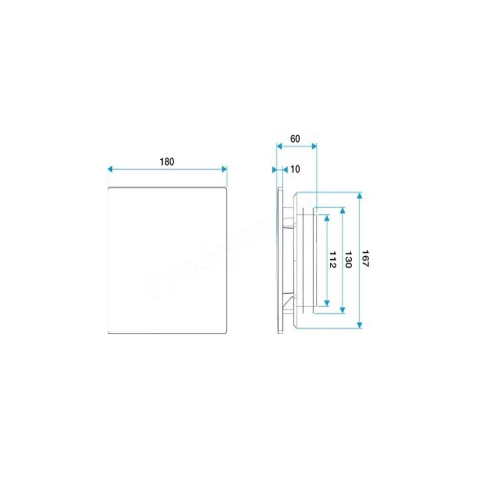 Support pour grille de ventilation ColorLINE D125 mm - Aldes Storeonline