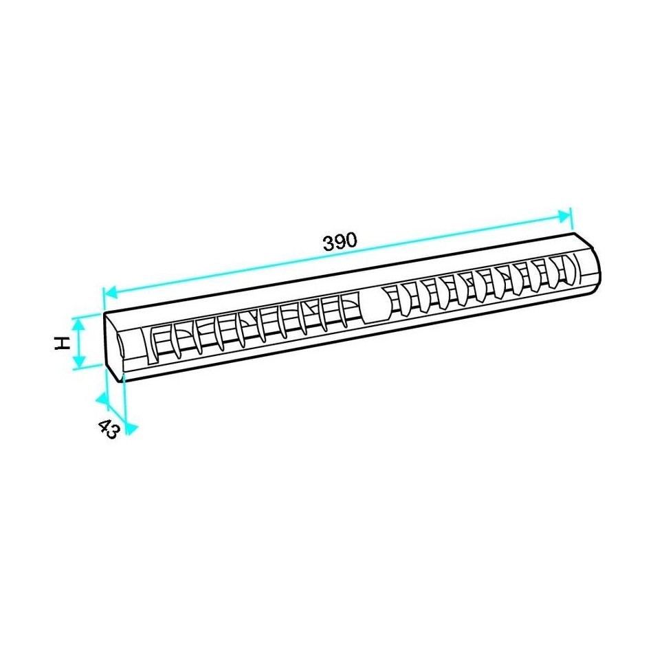 VMC - Kit entrée d'air autoréglable EA 22 - Aldes storeonline