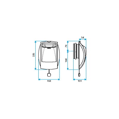 Bouche d'extraction auto Bap'si sans fût - Aldes Storeonline