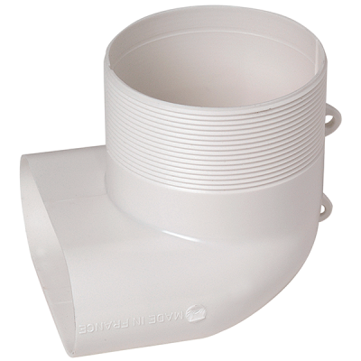 Coude mixte pour bouche Ø 80mm Ventilation - Aldes Storeonline