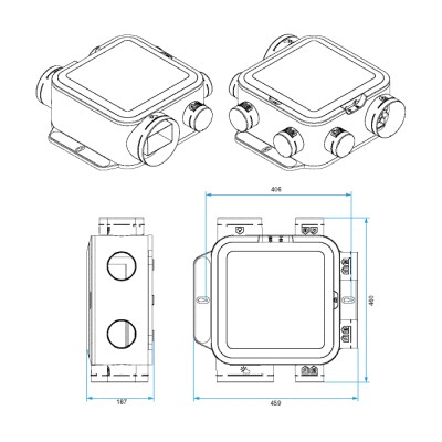 VMC simple flux EasyHOME® PureAir compact classic - Aldes storeonline