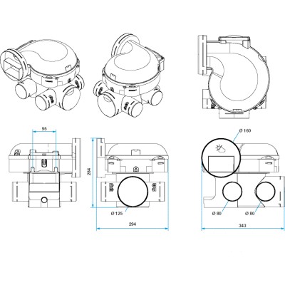 VMC simple flux Aldes EasyHOME® PureAIR classic - Aldes Storeonline