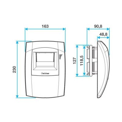 Bouche Bahia Curve Cuisine - Ø 125 mm 11015076 - Aldes Storeonline