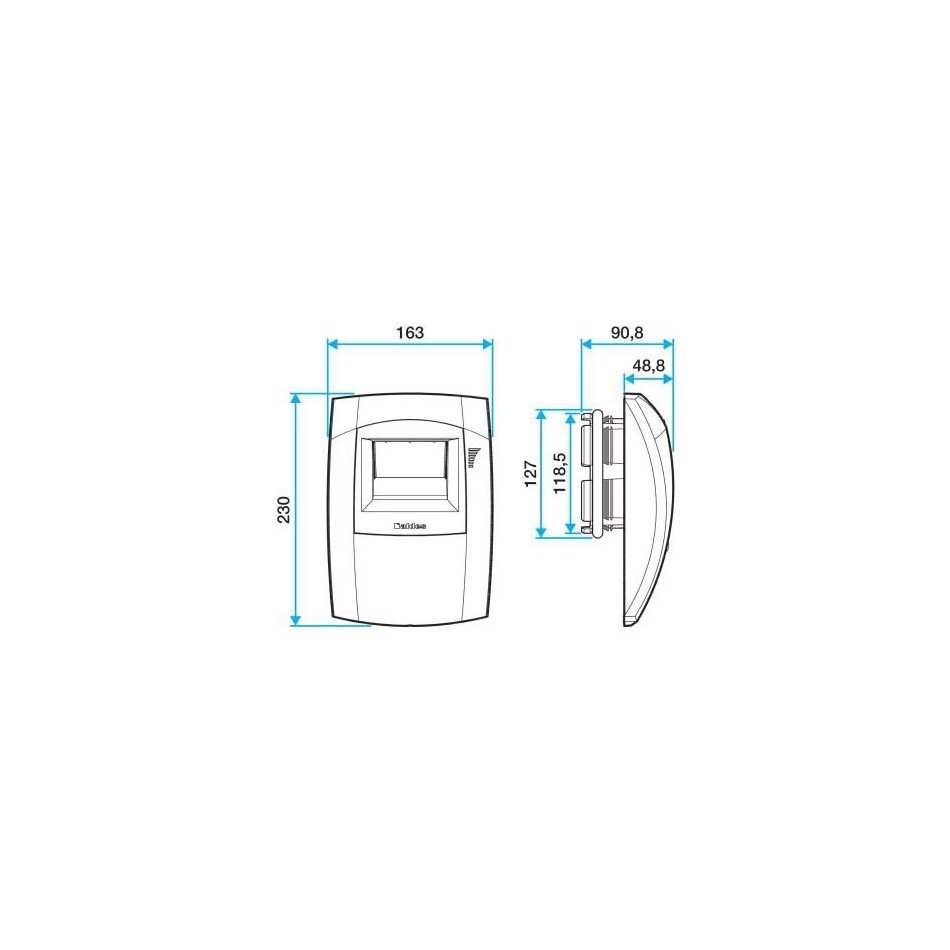 Bouche Bahia Curve Cuisine - Ø 125 mm 11015076 - Aldes Storeonline