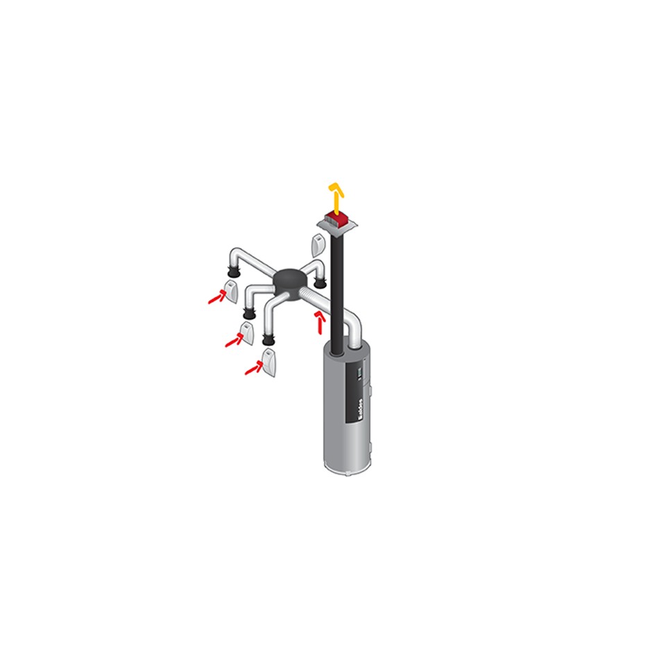 Chauffe-eau thermodynamique T.Flow Hygro+ connecté - Aldes storeonline