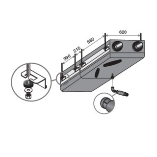 Vmc Double Flux Kit Suspension Plafond Échangeur pour VMC - Aldes Store Online