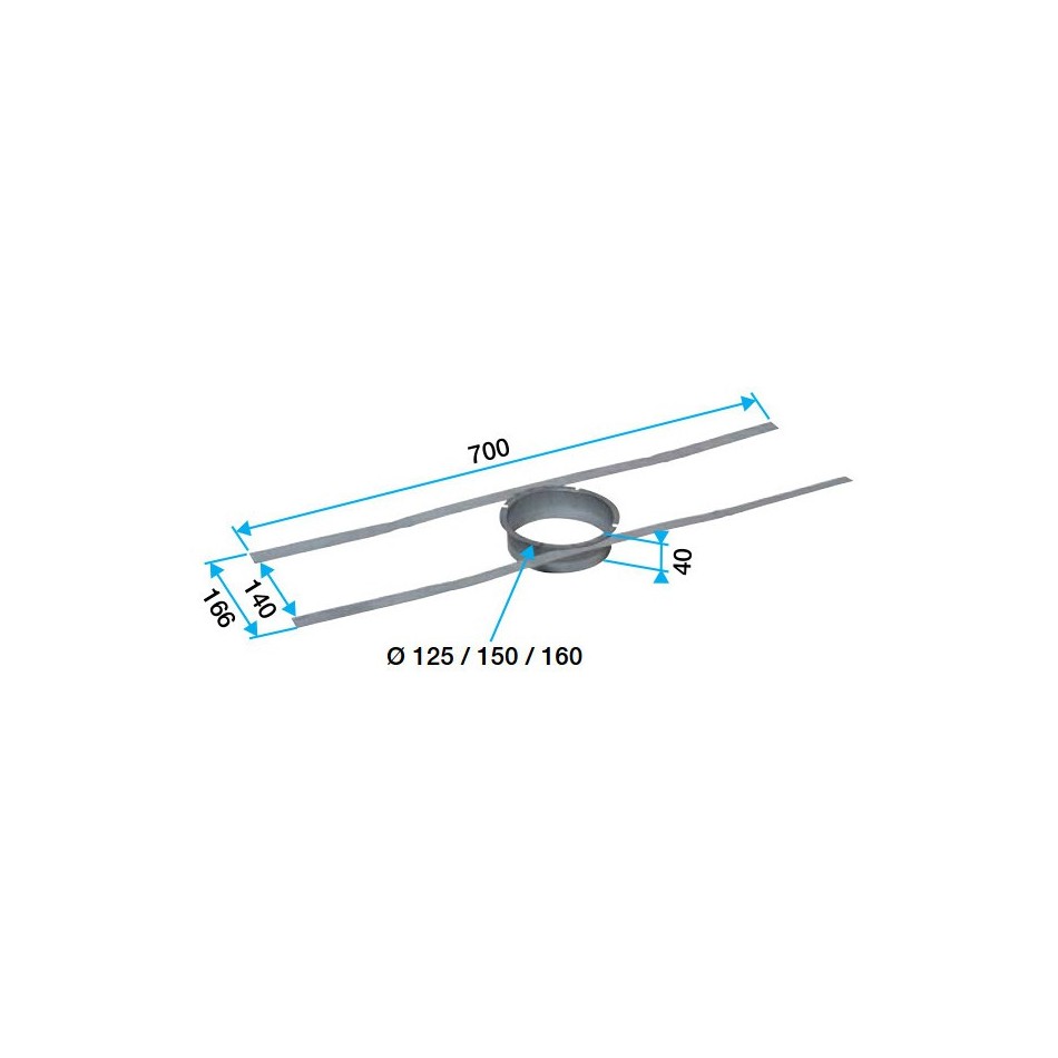 Fixation Pour Rejet Sur Tuile À Douille - Aldes Storeonline