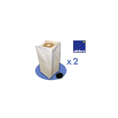 Lot de 2 sacs 30L Aldes + 2 FILTRES MOTEUR - Store Online