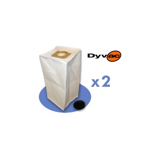 Lot 2 sacs Dyvac 30 Litres + 2 filtres moteur - Store Online