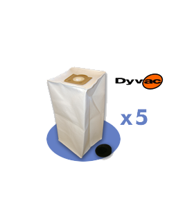 Lot de 5 sacs universels Dyvac + 5 filtres moteur