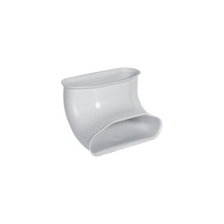 Coude 90° Vertical ovale Accessoire Ventilation - Aldes Storeonline