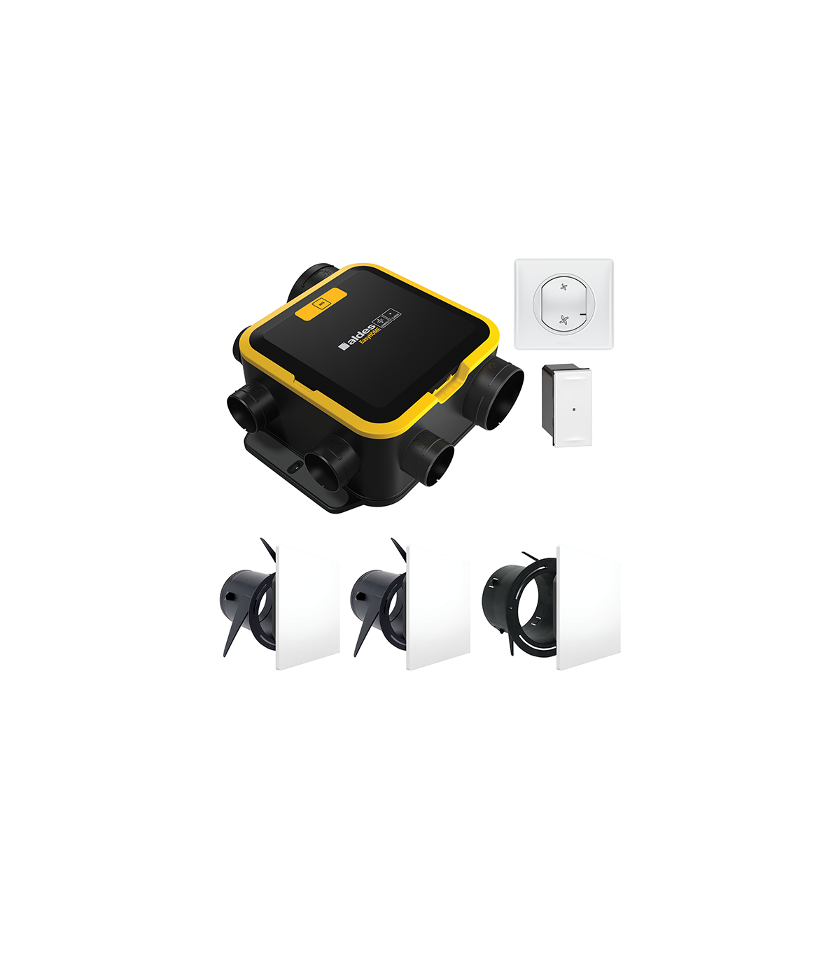 VMC Simple Flux - Kit VMC EasyHOME Auto compact + Colorline® + Netatmo –  Aldes storeonline