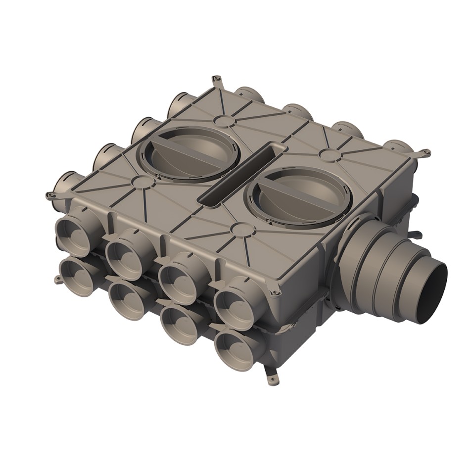 Réseaux Semi-rigide Optiflex Caisson OPTIFLEX® 16 piquages– Aldes Storeonline
