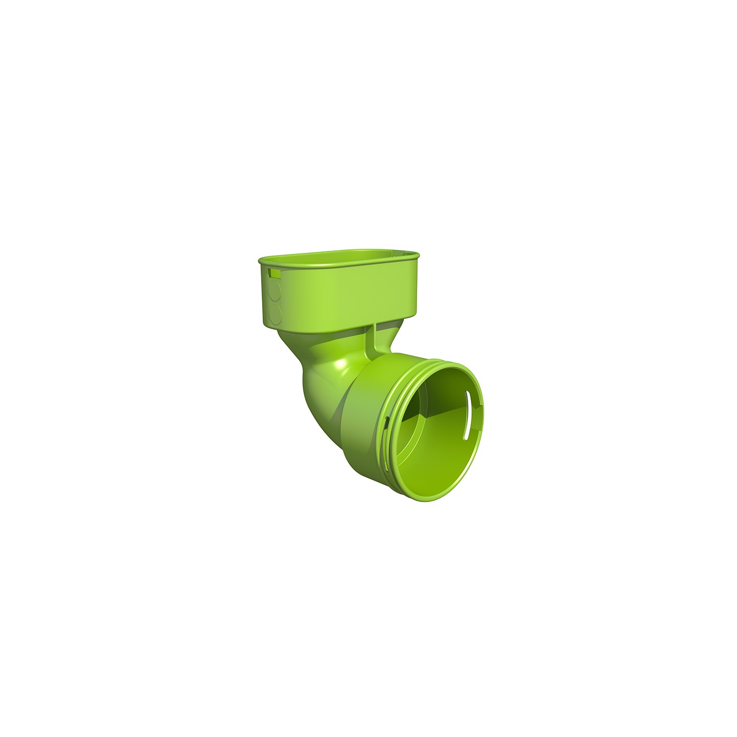 Raccord De Sortie D'Air Chauffage Auxiliaire 75mm - Plastique Ignifuge, Installation Facile