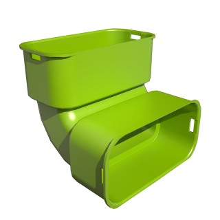 Coude 90° Vertical ovale Accessoire Ventilation - Aldes Storeonline Coude 90° Vertical ovale Accessoire Ventilation - Aldes Storeonline