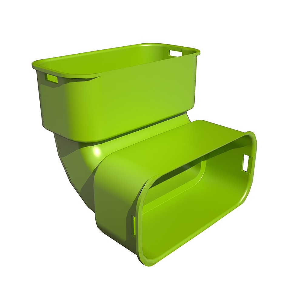 Coude 90° Vertical ovale Accessoire Ventilation - Aldes Storeonline Coude 90° Vertical ovale Accessoire Ventilation - Aldes Storeonline