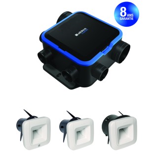 Kit VMC EasyHOME® Hygroréglable compact Aldes 11033049 - Storeonline