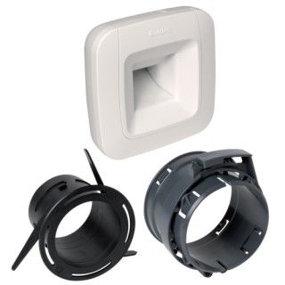 Kit bouche d'extraction hygroréglable Bahia Curve WC - Aldes Storeonline