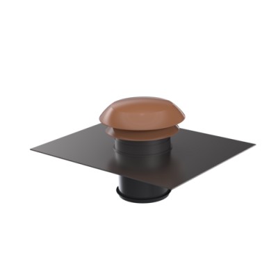 Ventilation sortie chatière brune et plaque de plomb - Aldes Storeonline