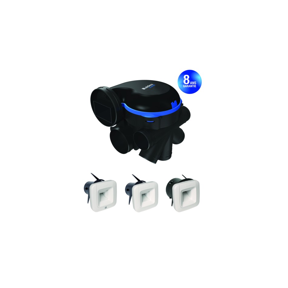 Kit VMC simple flux Hygro EasyHome PREMIUM HP+ - Aldes Storeonline